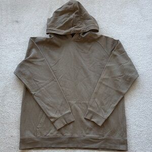 H&M Men's Hooded Pullover Sweatshirt - Olive Brown